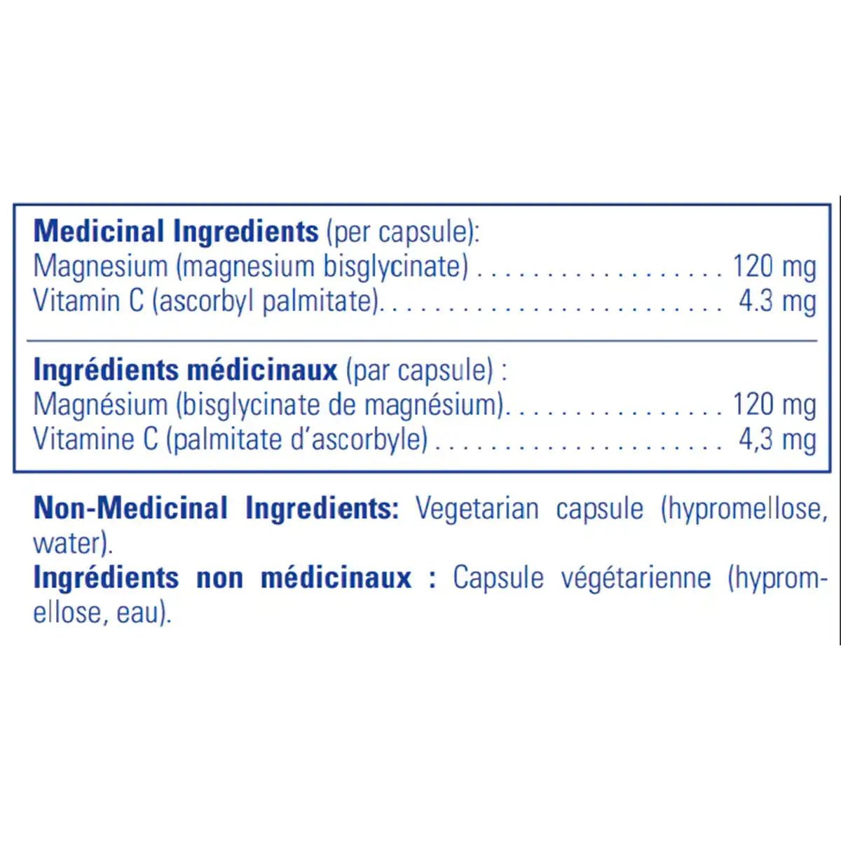 Pure Encapsulations Magnesium Glycinate 180 Veg Capsules - Nutrition Plus