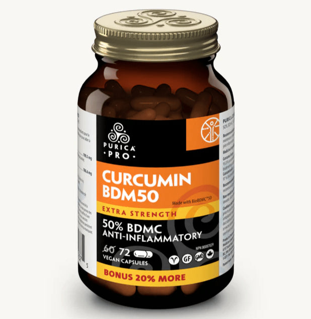 Purica Curcumin BDMS50 72 Veg Capsules - Nutrition Plus