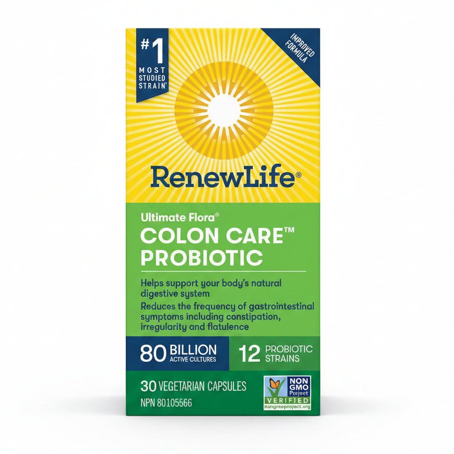 Renew Life Ultimate Flora Colon Care 80 Billion 30 Veg Capsules - Nutrition Plus