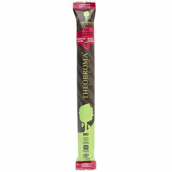 Theobroma Chocolate Raspberry Chunks 35 Grams - Nutrition Plus