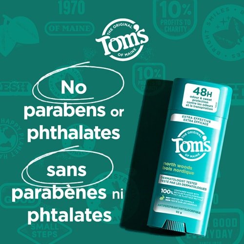 Tom's of Maine 48 - Hours Natural Antiperspirant Deodorant 92 Grams, North Woods - Nutrition Plus