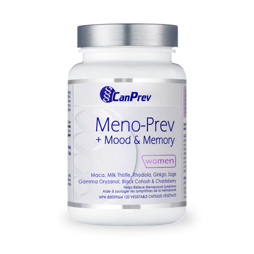 CanPrev Meno-Prev + Mood & Memory 120 Veg CapsulesNutrition Plus