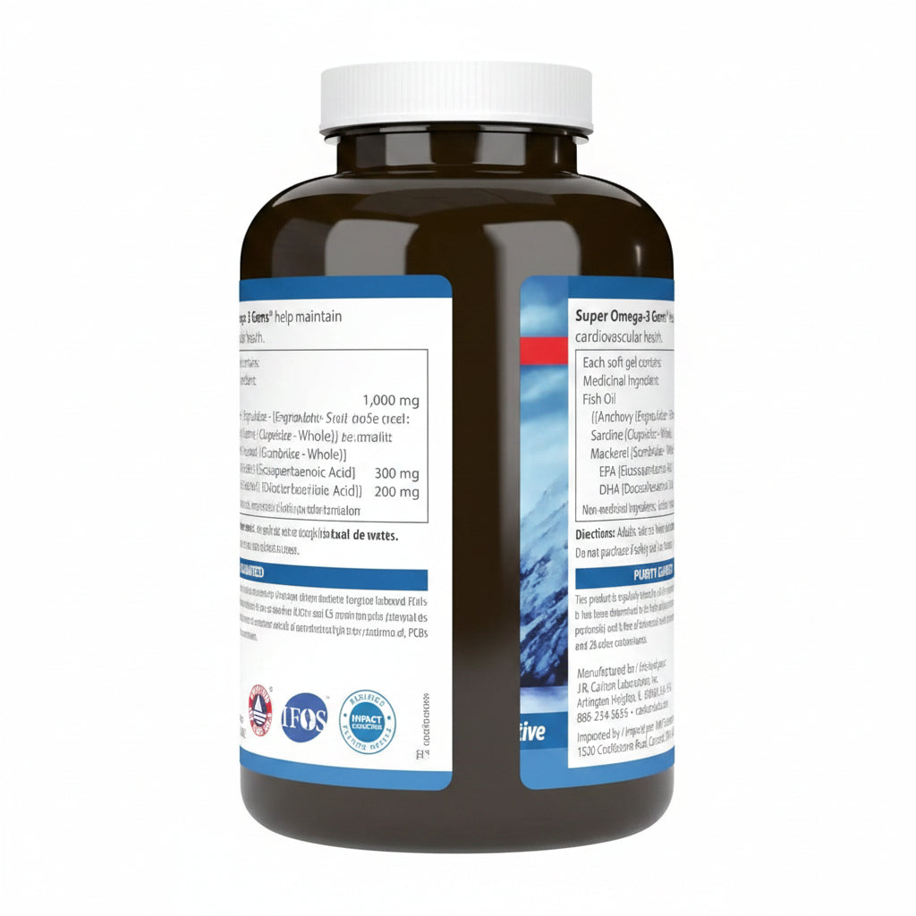 Carlson Super Omega-3 Fish Oil Bonus Pack 130 SoftgelsNutrition Plus