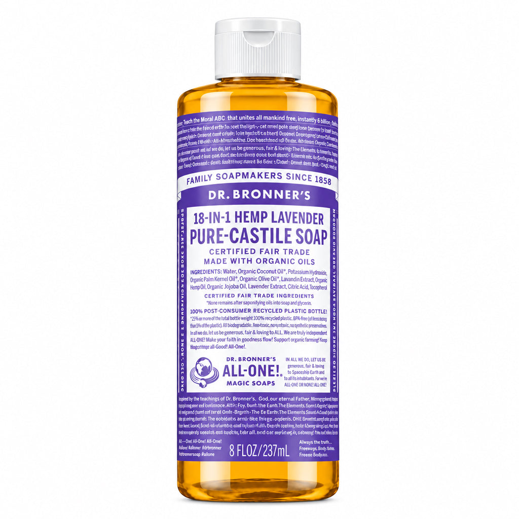 Dr. Bronner's 18-IN-1 Pure-Castile Lavender Liquid Soap - Nutrition Plus