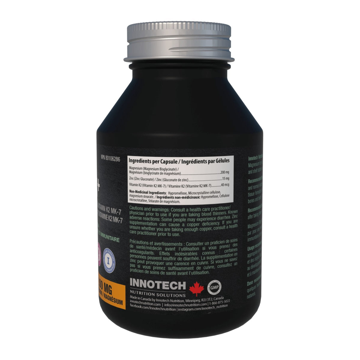 Innotech Magnesium Plus 120 Capsules - Nutrition Plus