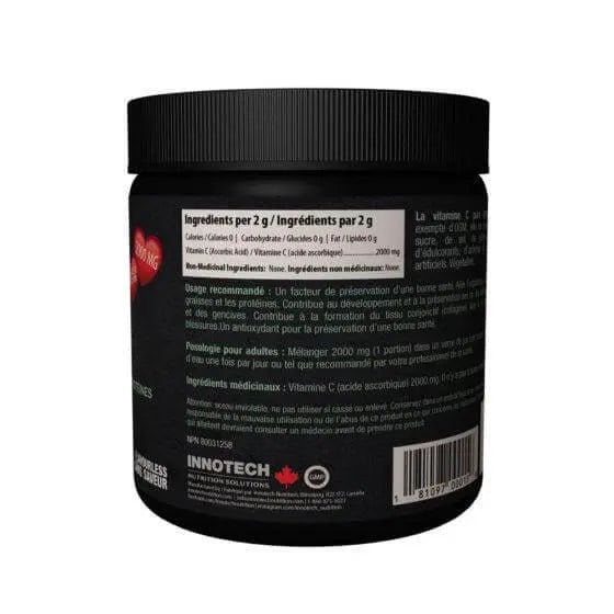 Innotech Nutrition Vitamin C as Ascorbic Acid fine powder 400 Grams - Nutrition Plus