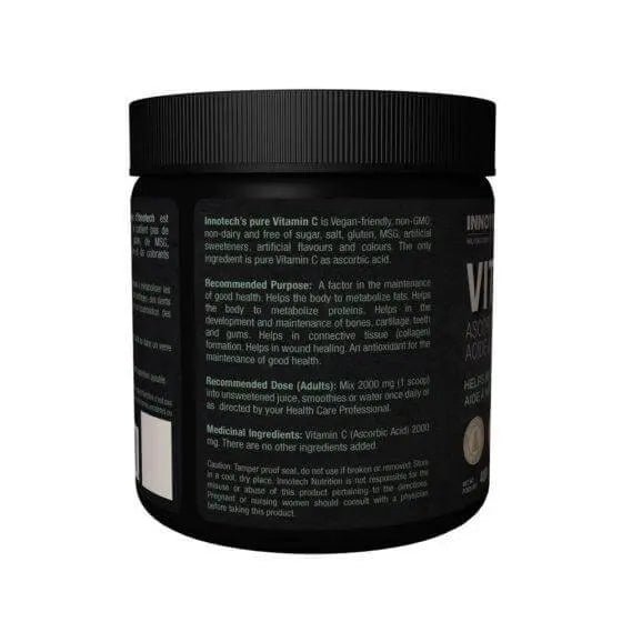 Innotech Nutrition Vitamin C as Ascorbic Acid fine powder 400 Grams - Nutrition Plus