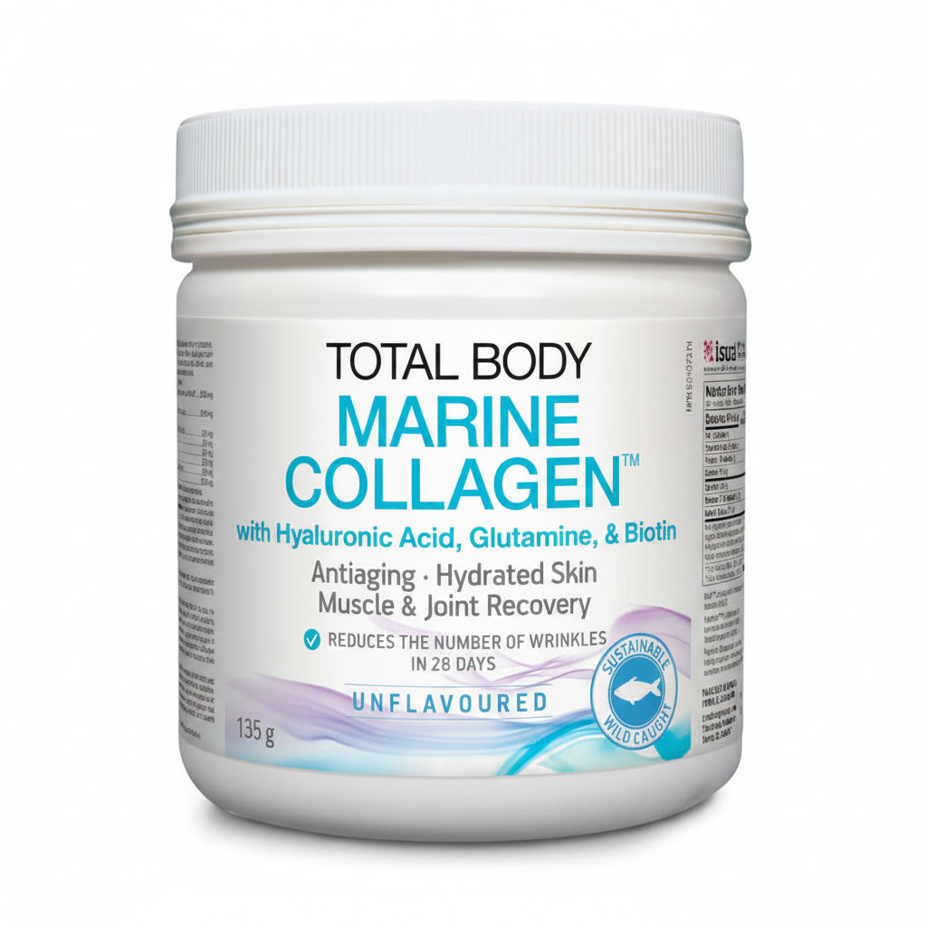 Natural Factors Total Body Marine Collagen 135 Grams - Nutrition Plus