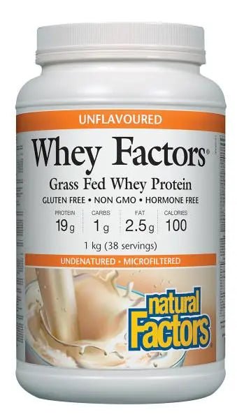 Natural Factors Whey Factors 1 KG - Nutrition Plus