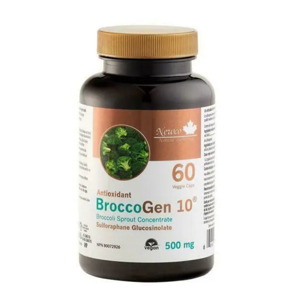Newco BroccoGen 10® Sulforaphane Glucosinolate 500 mg Vegetarian Capsules - Nutrition Plus