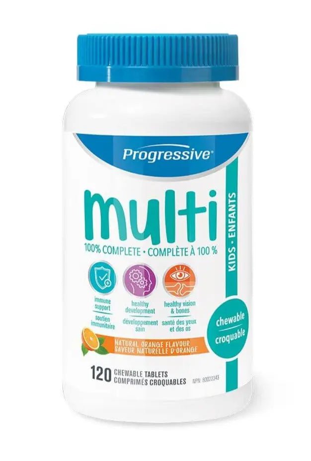 Progressive Multivitamins for Kids 120 Chewable Tablets - Nutrition Plus