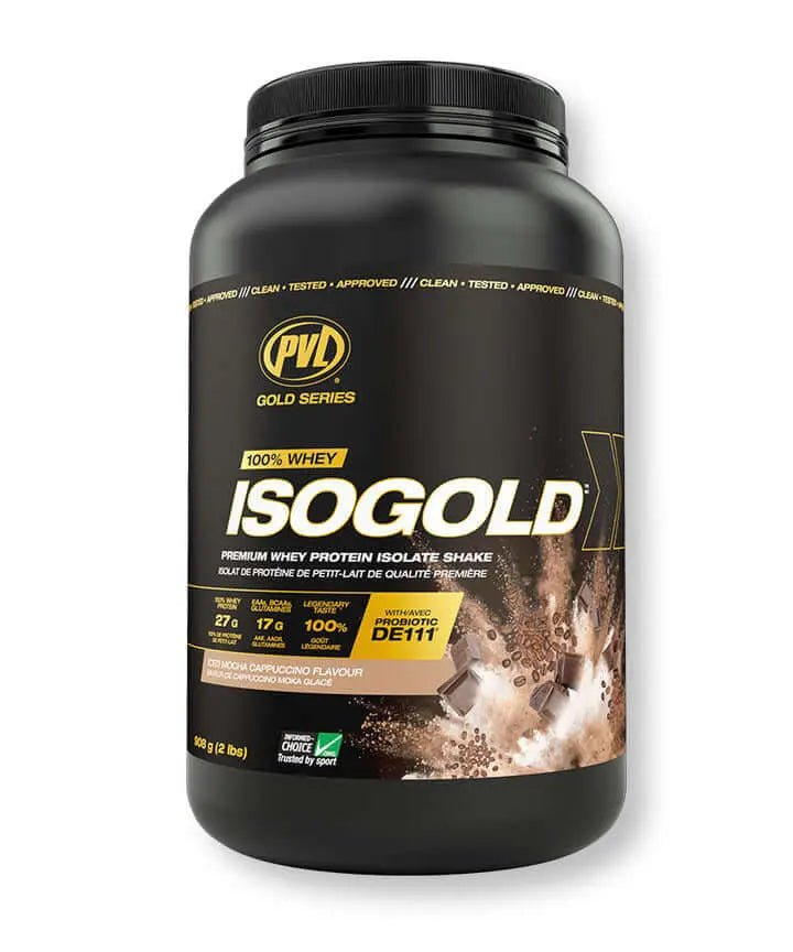 PVL ISO GOLD – Grass Fed - Premium Isolate 100% Whey Protein Powder 2 Lbs - Nutrition Plus