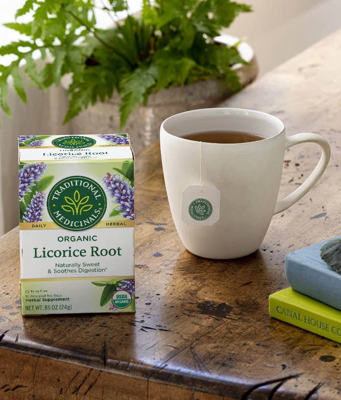 Traditional Medicinals - Organic Licorice Root Tea, 16 Bags - Nutrition Plus