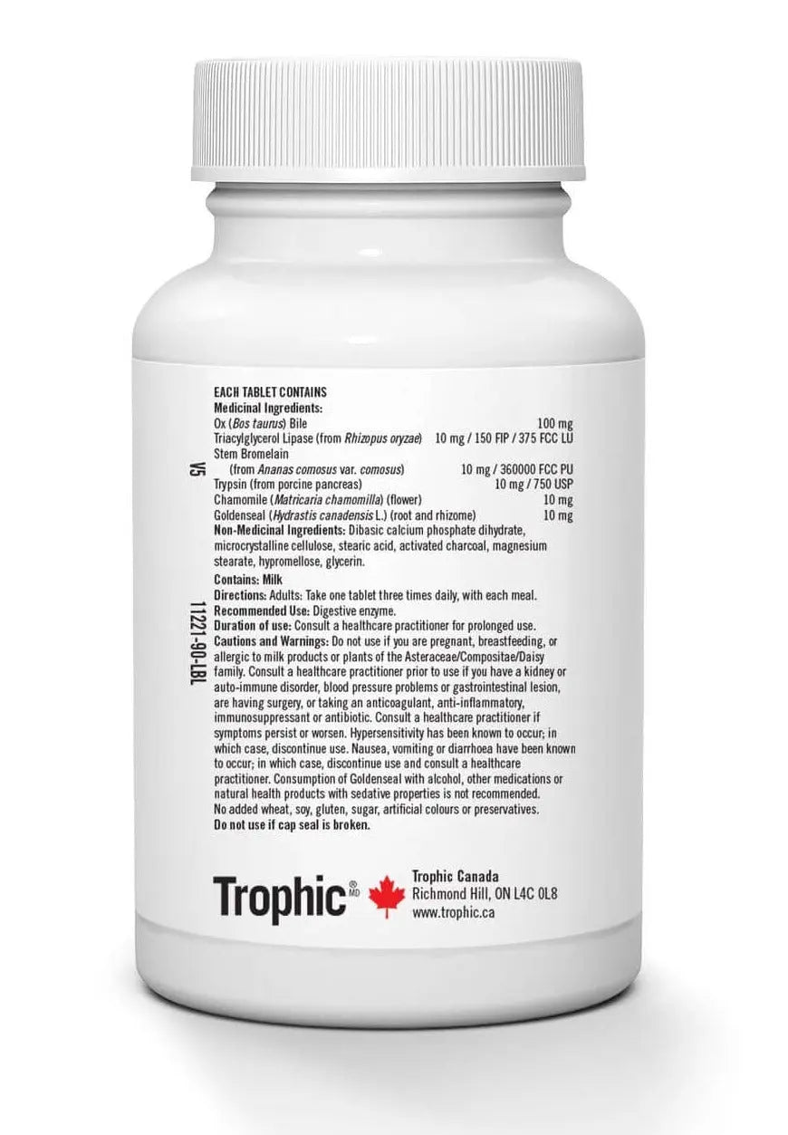 Trophic Digest Aid 90 Tablets - Nutrition Plus