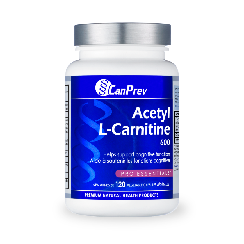 CanPrev Acetyl L-Carnitine 600mg 120 Veg Capsules