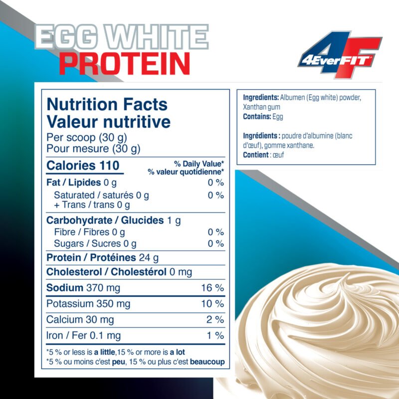 4Ever Fit Egg White Protein 454 Grams - Nutrition Plus