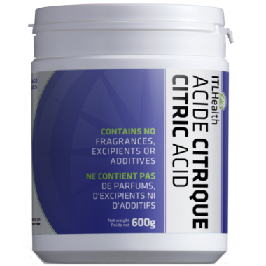 ITL Health Citric Acid 600 grams