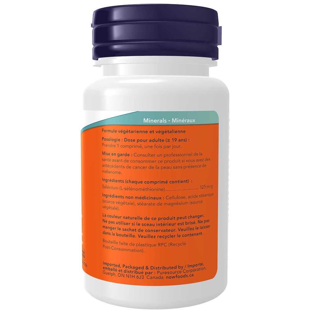 Now Selenium 125mcg Yeast Free 100 Tablets