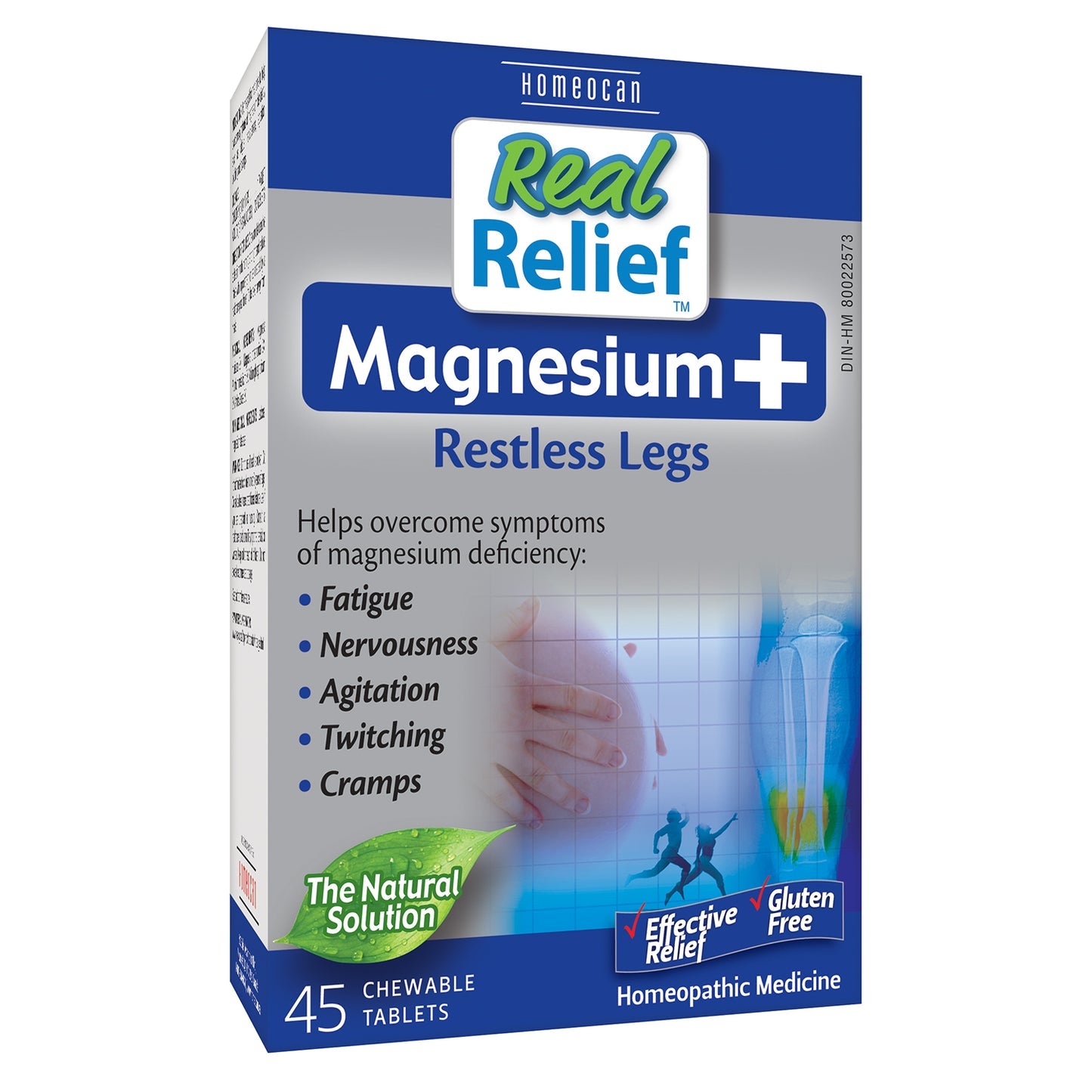Homeocan Real Relief Magnesium+ 45 Chewable Tablets