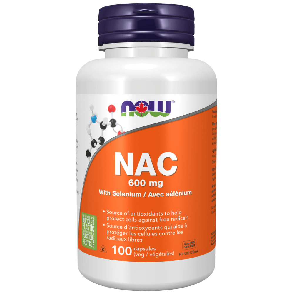 Now NAC 600mg 100 Capsules