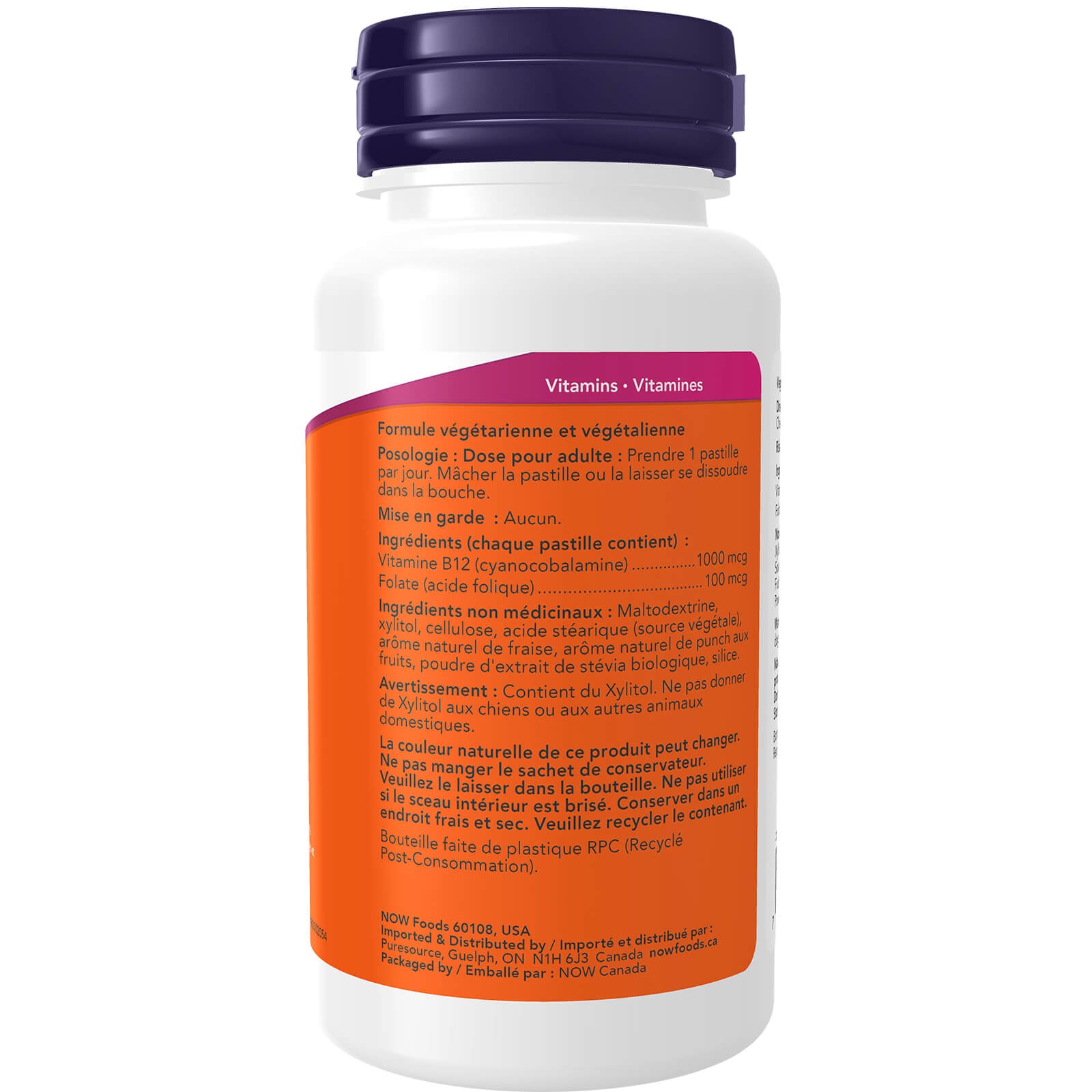 Now B-12 1,000mcg 250 Lozenges