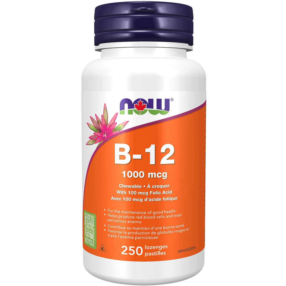 Now B-12 1,000mcg 250 Lozenges