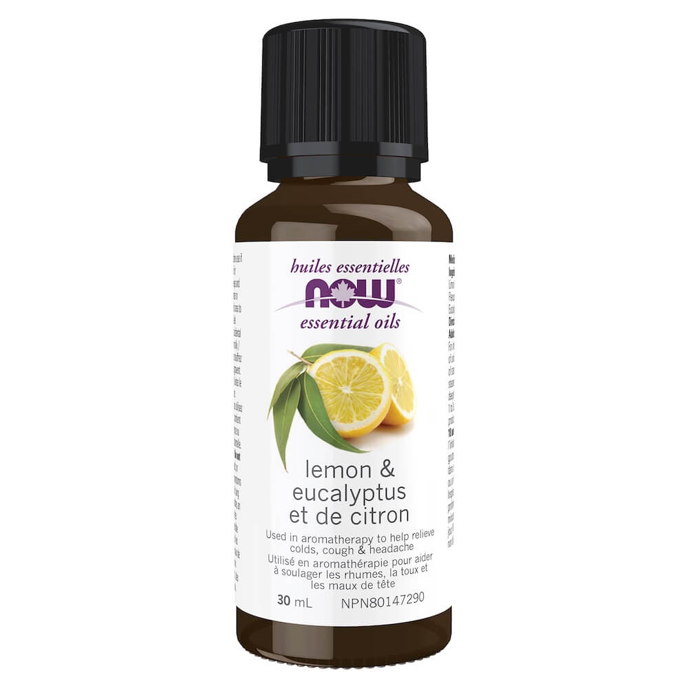 Now Lemon & Eucalyptus Oil Blend 30mL