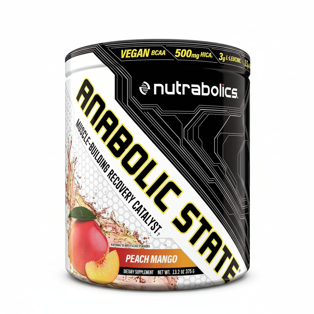 Nutrabolics Anabolic State, BCAA Peach Mango 375 Grams