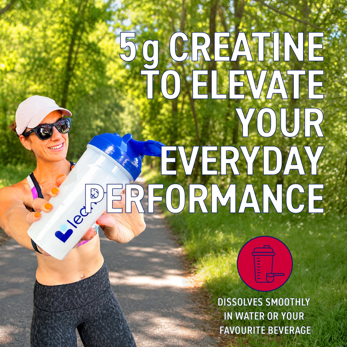 LeanFit Creatine Cherry Berry Flavour 379 Grams