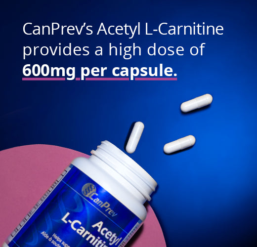 CanPrev Acetyl L-Carnitine 600mg 120 Veg Capsules