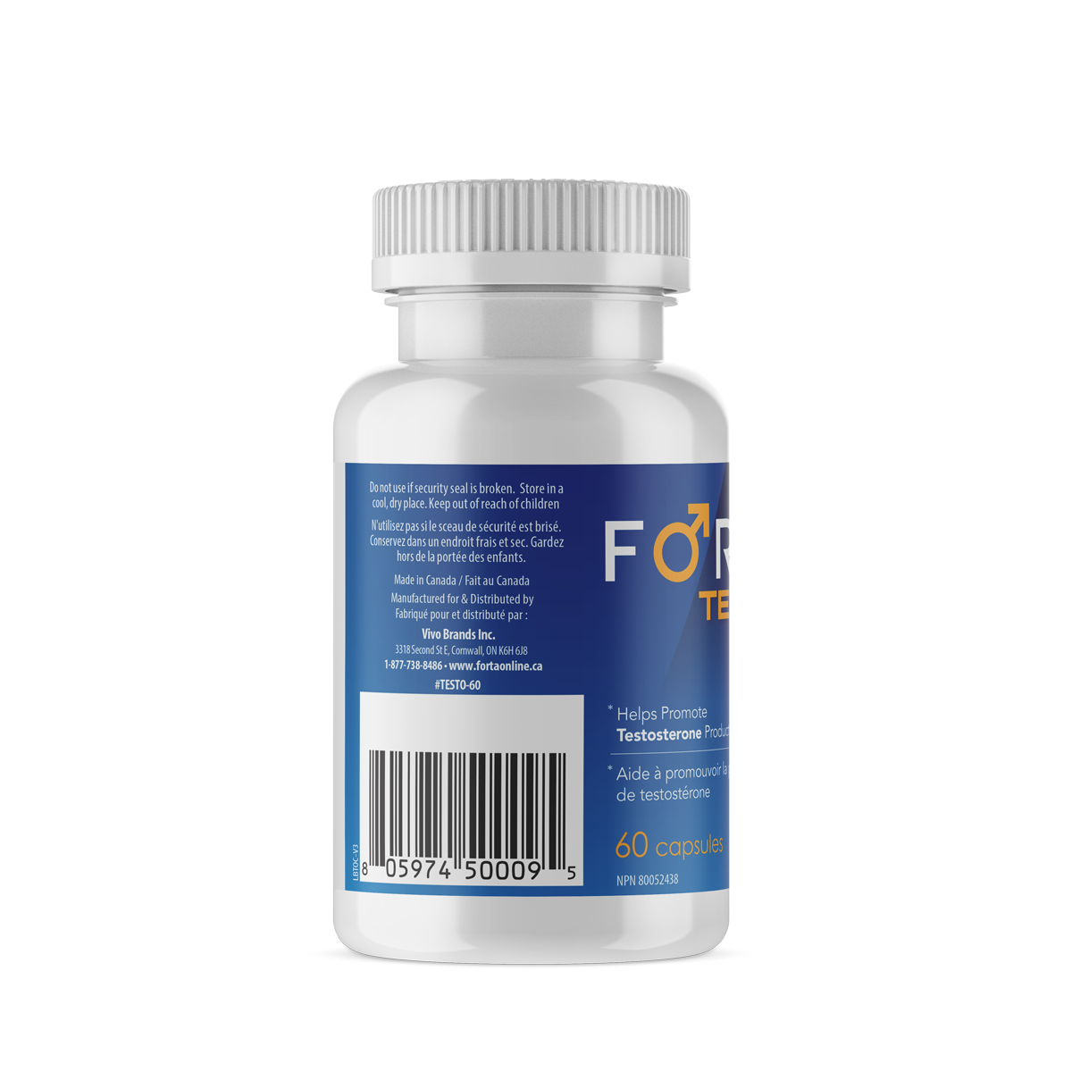 Forta Testo+ For Men 60 Capsules | Nutrition Plus