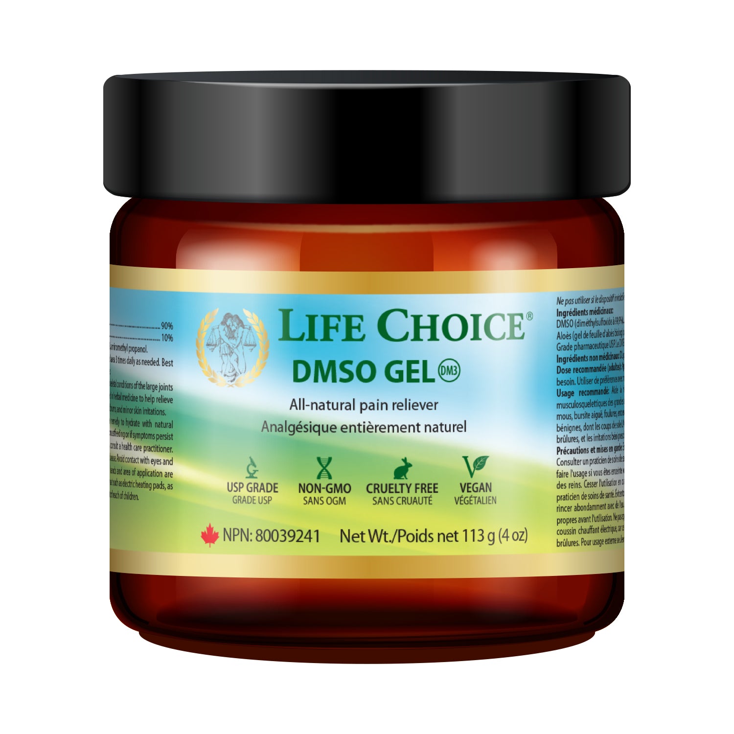 Life Choice DMSO Gel 113 Grams