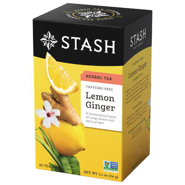 Stash Tea Lemon Ginger Tea, 20 Bags