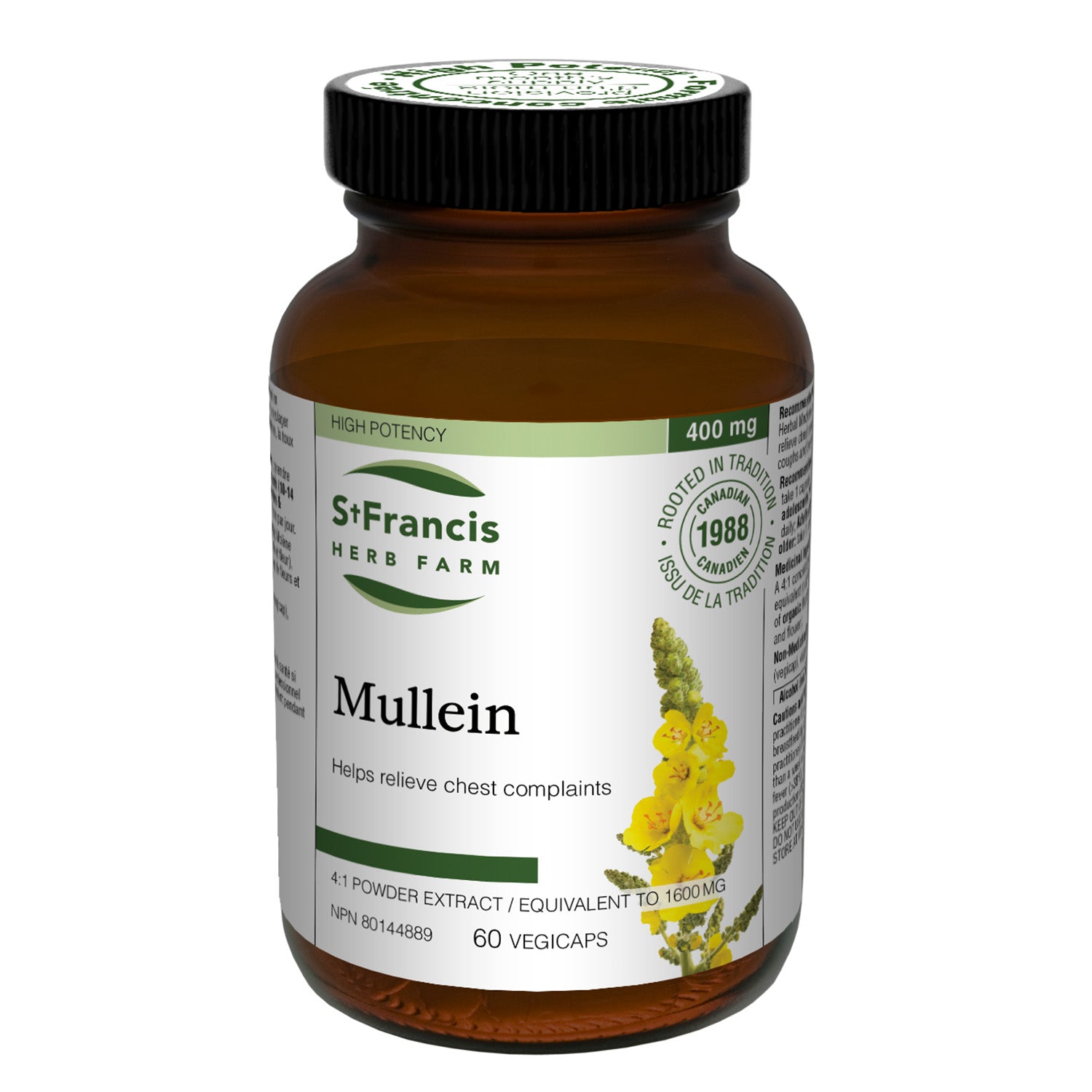 St. Francis Mullein 60 Capsules