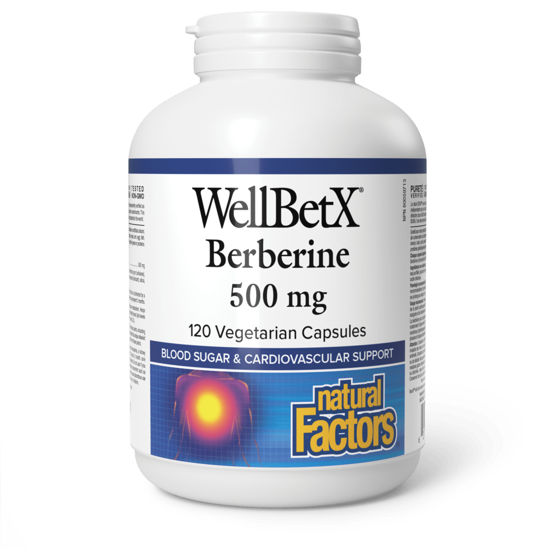 Natural Factors WellBetX Berberine 500mg | Nutrition Plus