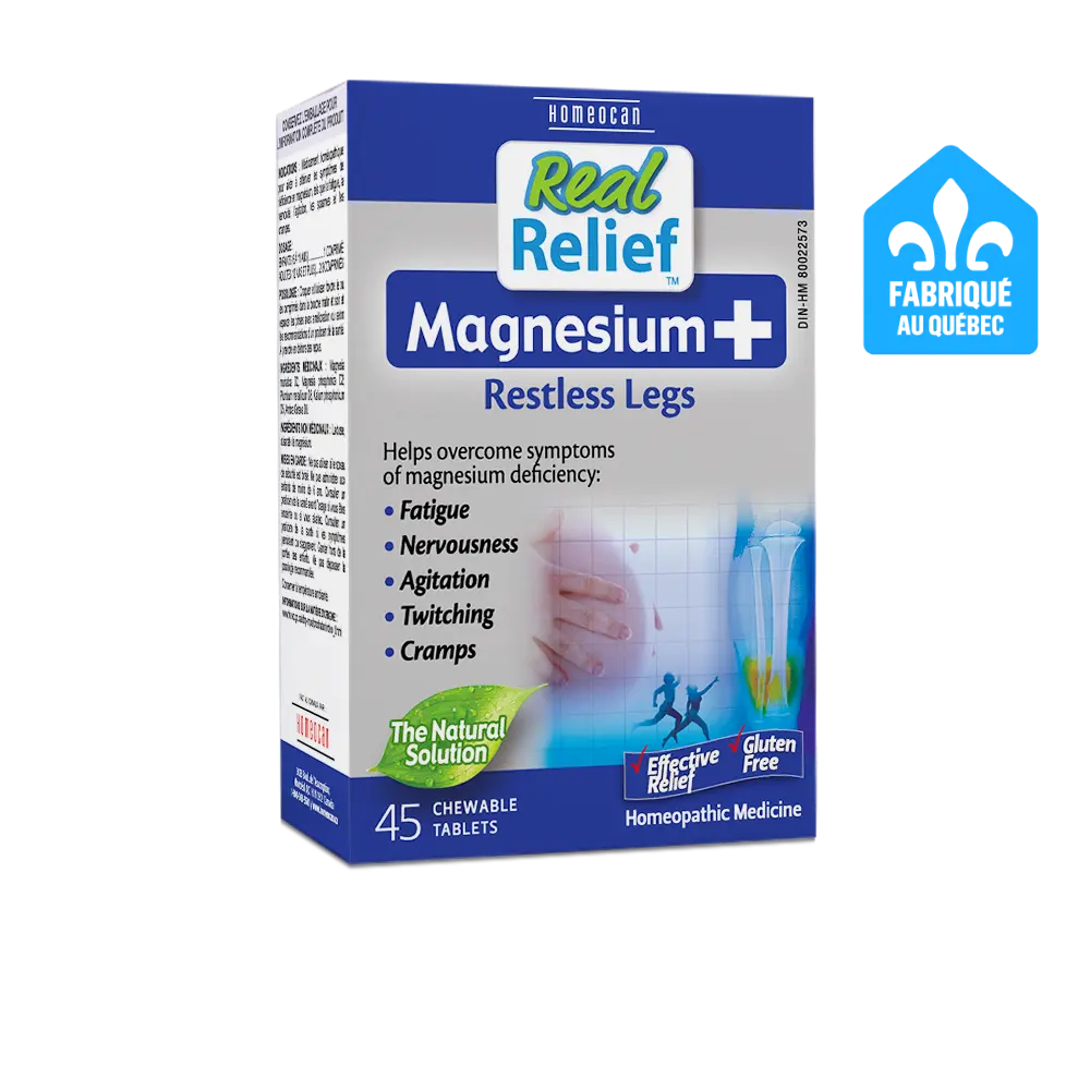 Homeocan Real Relief Magnesium+ 45 Chewable Tablets