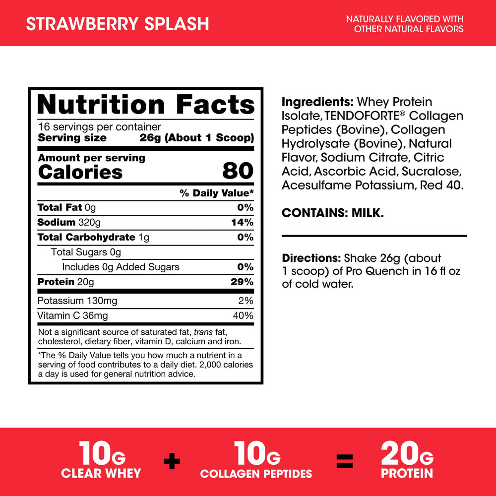 Optimum Nutrition Pro Quench 20 Servings, 520 Grams