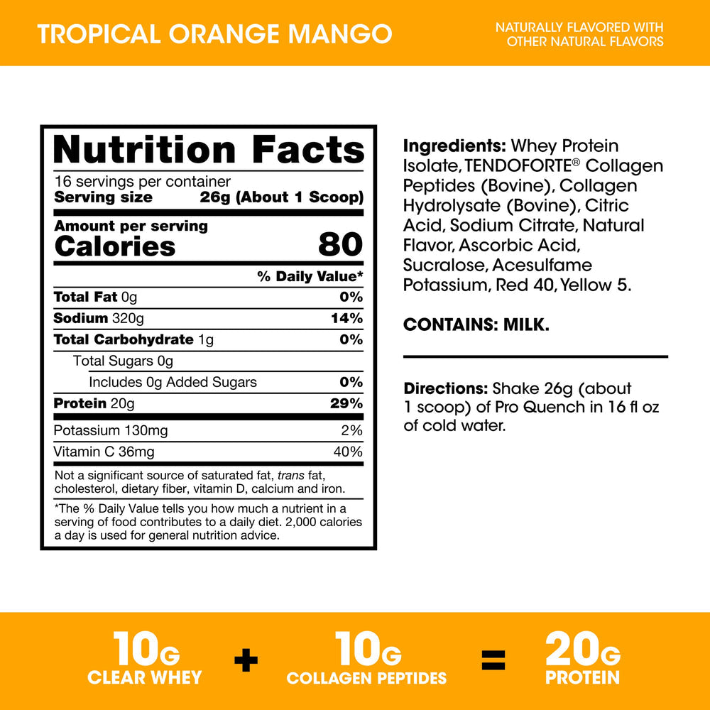 Optimum Nutrition Pro Quench 20 Servings, 520 Grams