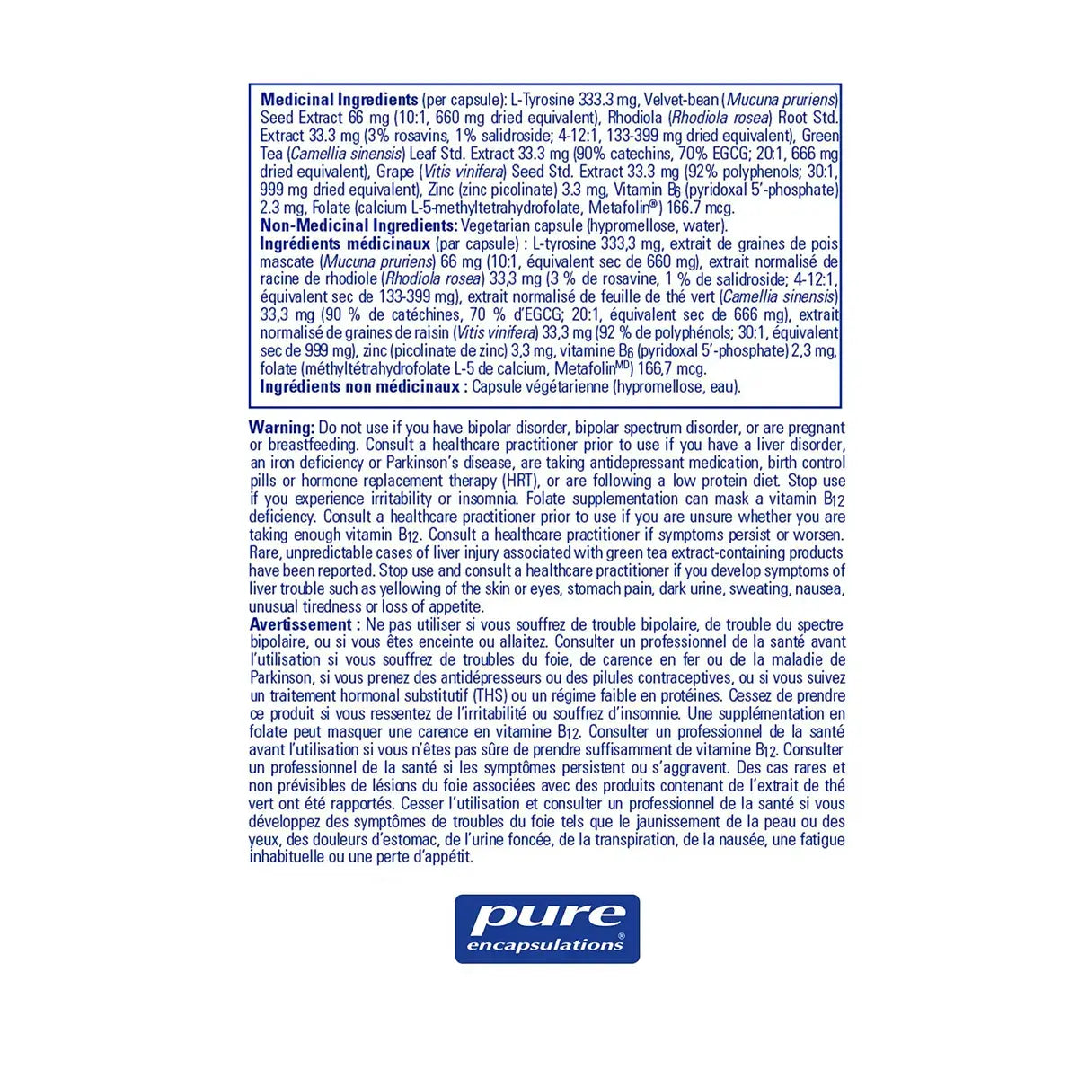 Pure Encapsulations FocusPlus | Nutrition Plus
