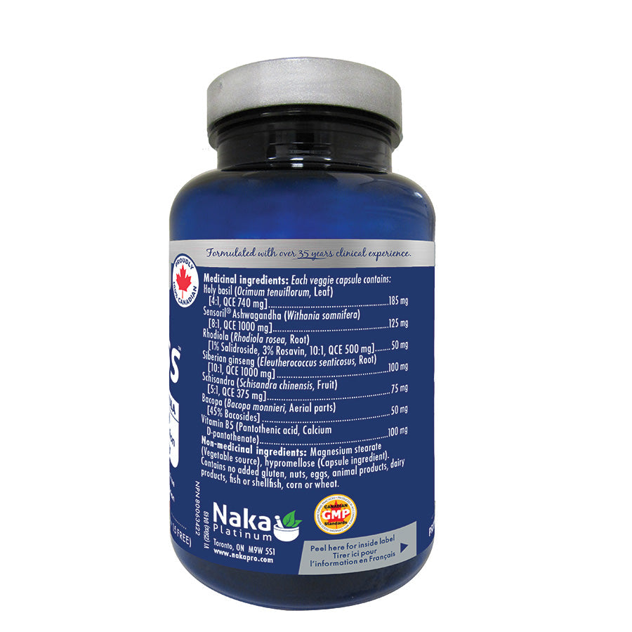 Naka Adrenal Calm 75 Veg Capsules