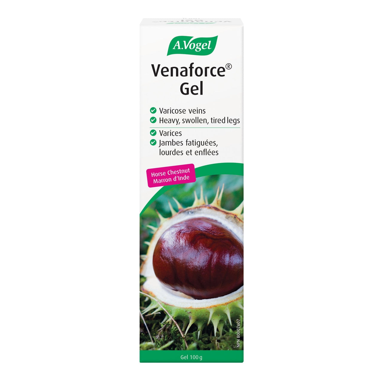 A. Vogel Venaforce® Gel - Horse chestnut 100 Grams gel for tired, aching legs - Nutrition Plus