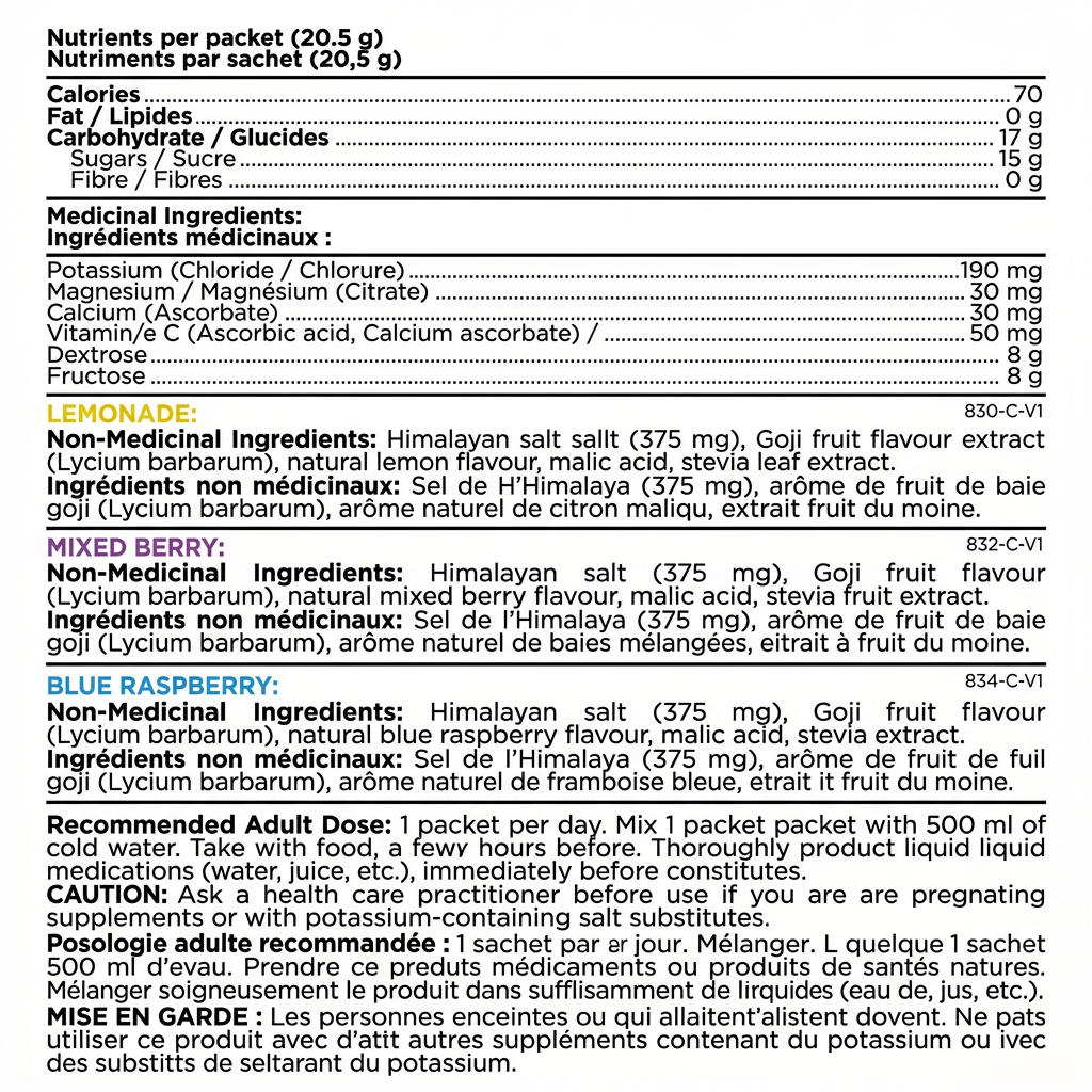activ - X™ Performance Electrolytes 16 Packets - Nutrition Plus