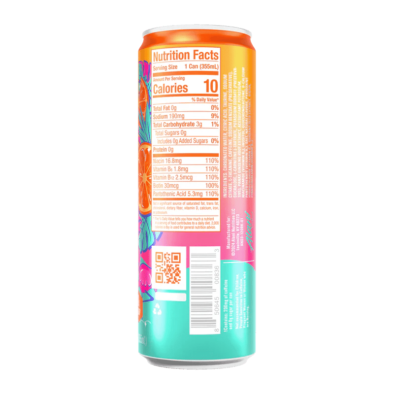 Alani Nu Orange Kiss Energy Drink 355mL - Nutrition Plus