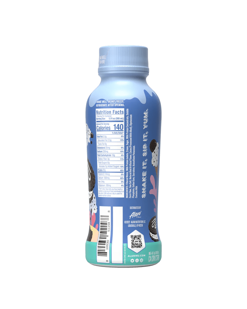 Alani Nu Protein Shake - Cookies & Cream 355mL - Nutrition Plus