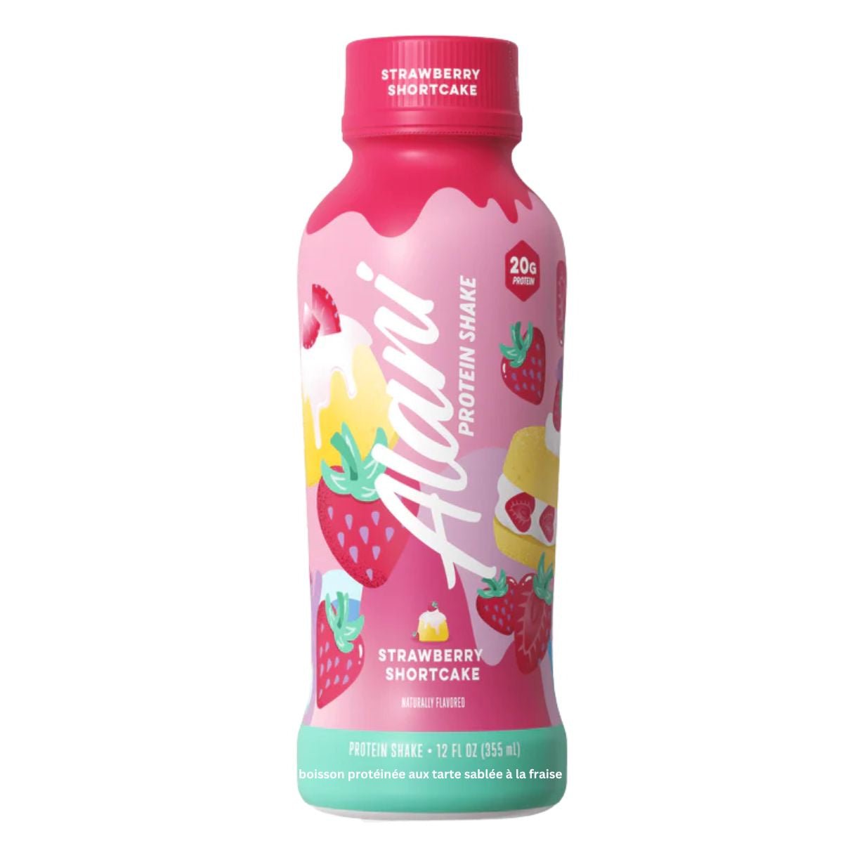 Alani Nu Protein Shake Strawberry Shortcake 355mL - Nutrition Plus