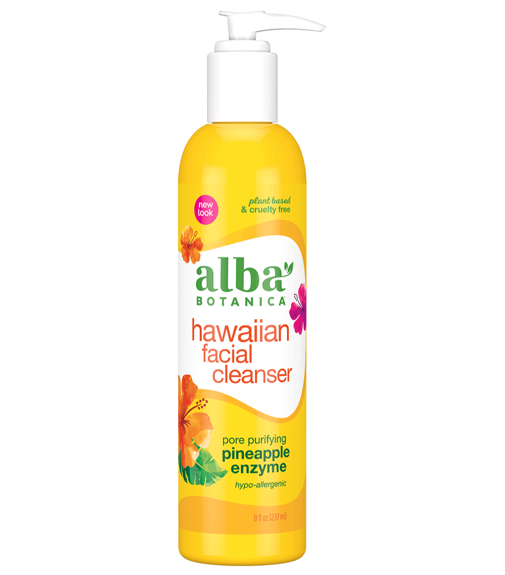 Alba Botanica Hawaiian Facial Cleanser, Pineapple Enzyme 237mL - Nutrition Plus