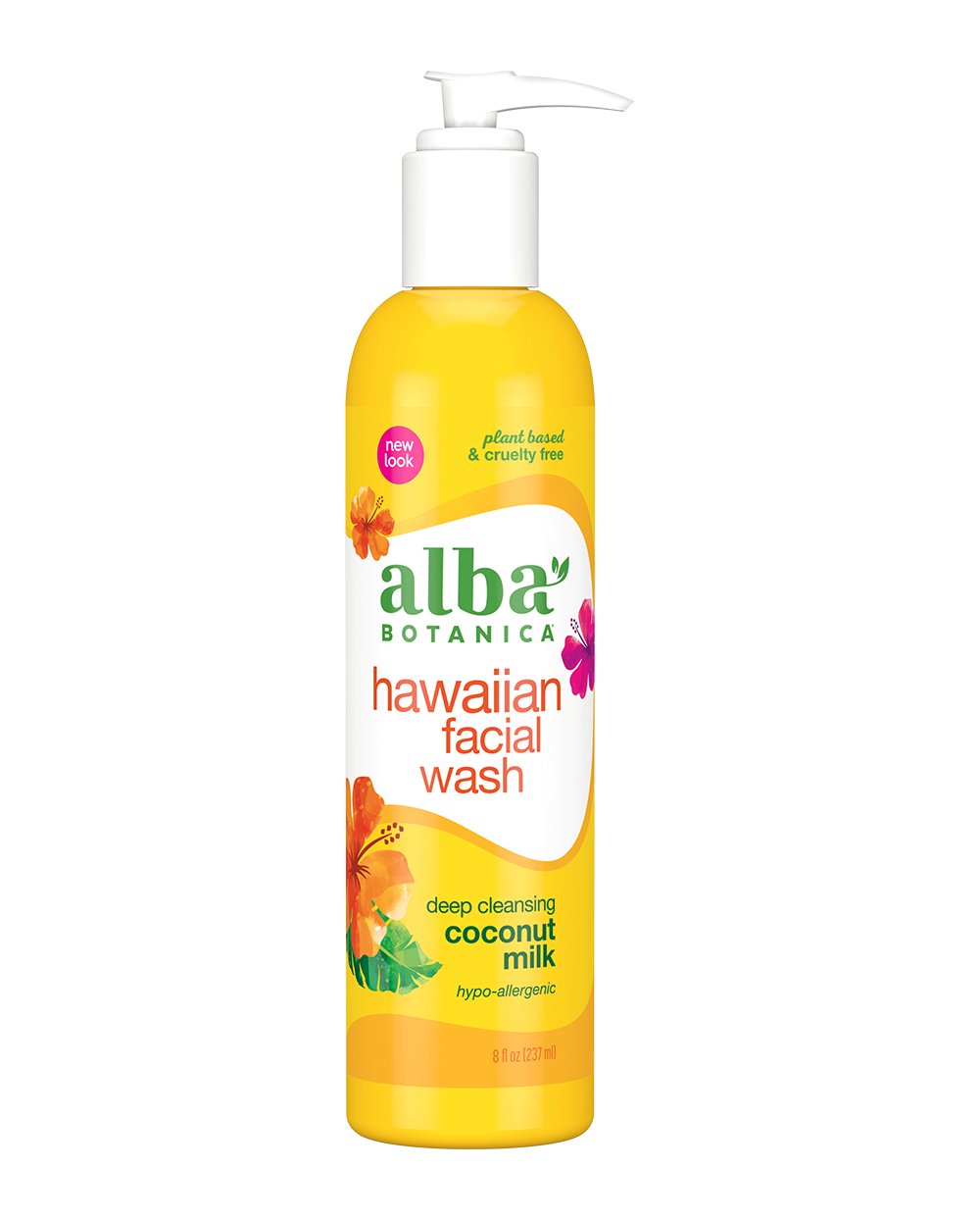 Alba Botanica Hawaiian Facial Wash Deep Cleansing Coconut Milk 237mL - Nutrition Plus