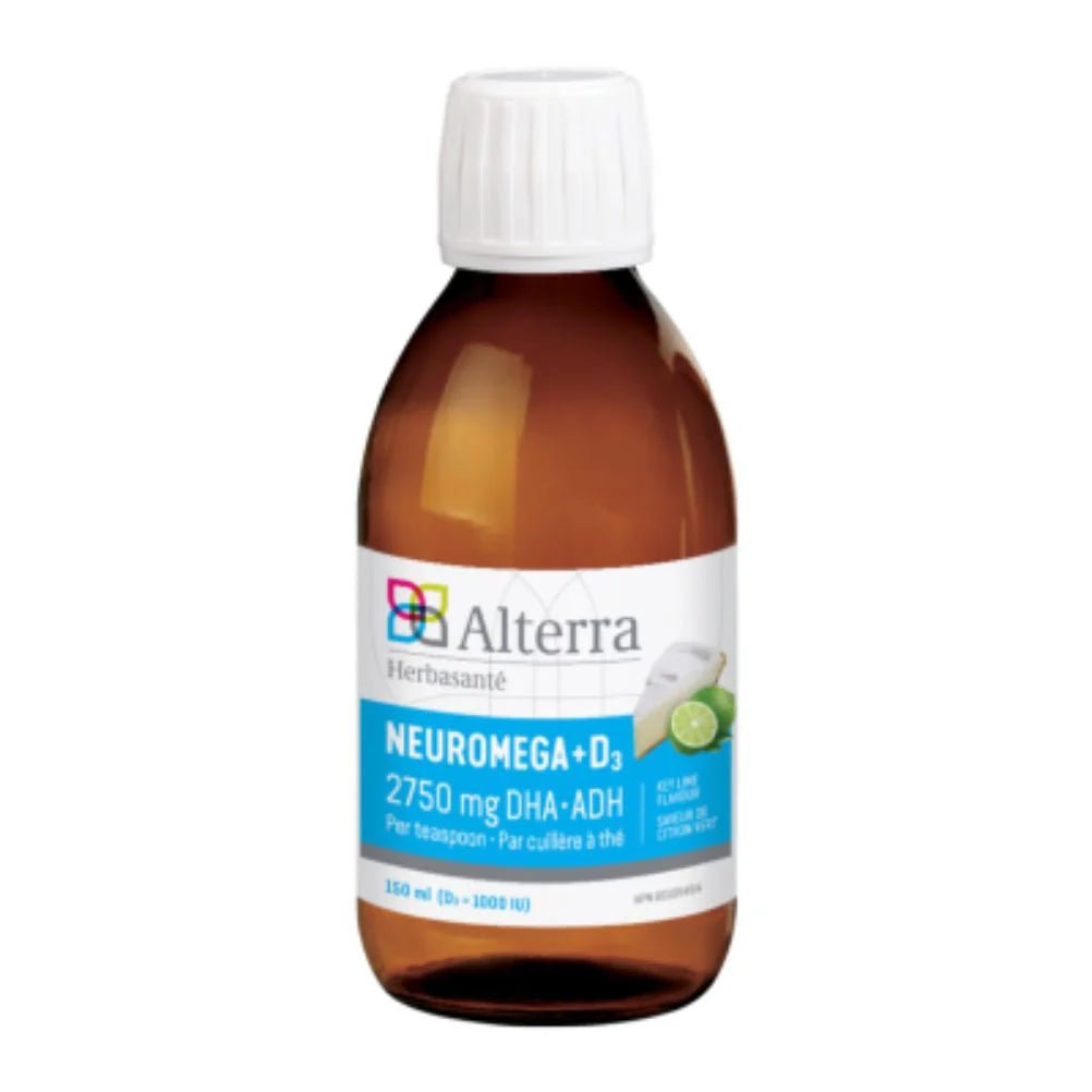 Alterra Neuromega + D3 - Key Lime 150mL - Nutrition Plus