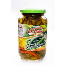 Amira Pickled Green Peppers 1Kg - Nutrition Plus