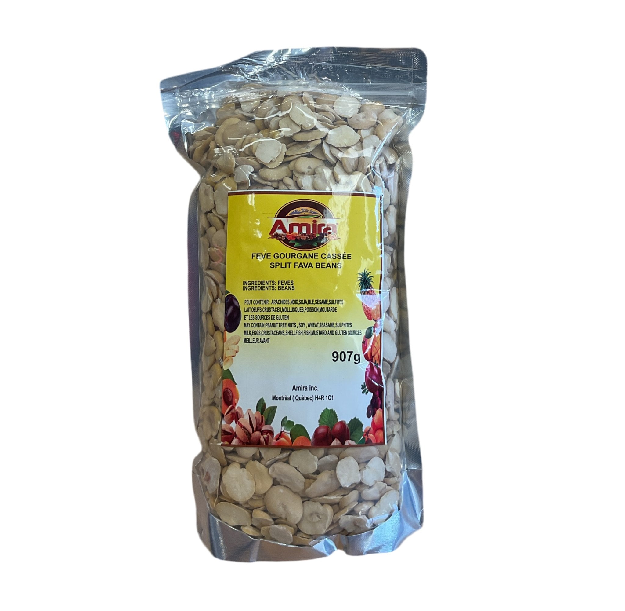 Amira Split Fava Beans 907 Grams - Nutrition Plus